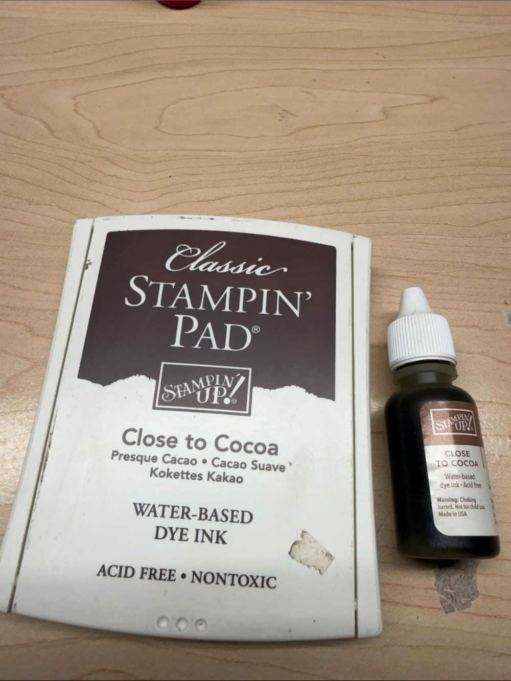 Stampin' Up! Close to Cocoa Classic Stampin' Pad & Reinker - Brown